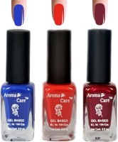 Aroma Care Red+Maroon Nail Polish Combo 6-8-625 Multicolor,(29.7 ml, Pack of 3) - Price 125 68 % Off  