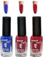 Aroma Care Red+Mauve Matte Nail Polish Combo 6-9-586 Multicolor,(29.7 ml, Pack of 3) - Price 125 68 % Off  