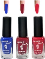 Aroma Care Blue+Pink Matte Nail Polish Combo 6-9-524 Multicolor,(29.7 ml, Pack of 3) - Price 125 68 % Off  