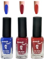 Aroma Care Red+Blue Matte Nail Polish Combo 6-9-13 Multicolor,(29.7 ml, Pack of 3) - Price 125 68 % Off  