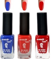 Aroma Care Red+Blue Matte Nail Polish Combo 6-8-560 Multicolor,(29.7 ml, Pack of 3) - Price 125 68 % Off  
