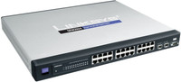 CISCO SG300-28 28-port Gigabit Managed Switch - SRW2024-K9-Eu Network Switch(Silver)