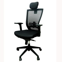 Mavi Fabric Office Arm Chair(Black)   Computer Storage  (Mavi)