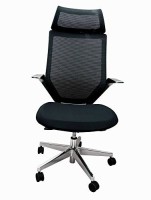 Mavi Fabric Office Arm Chair(Black) (Mavi) Tamil Nadu Buy Online