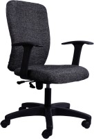 Hetal Enterprises Fabric Office Arm Chair(Black) (Hetal Enterprises) Tamil Nadu Buy Online