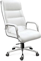 Woodstock India Leatherette Office Arm Chair(White, White)   Computer Storage  (Woodstock India)