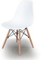 View Alex Daisy Nordic Fabric Study Arm Chair(White) Price Online(Alex Daisy)