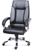 Adiko Leatherette Office Arm Chair(Black)   Furniture  (Adiko)