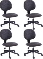 Mavi Fabric Office Arm Chair(Grey, Set of 4) (Mavi)  Buy Online