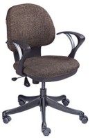 Mavi Fabric Study Arm Chair(Brown)   Computer Storage  (Mavi)