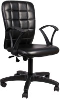 View Hetal Enterprises Leatherette Office Arm Chair(Black) Price Online(Hetal Enterprises)