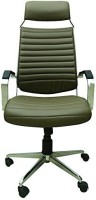 Mavi Leatherette Office Arm Chair(Green) (Mavi) Karnataka Buy Online