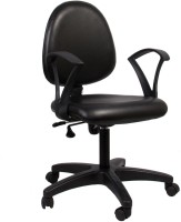 Hetal Enterprises Leatherette Office Arm Chair(Black)   Computer Storage  (Hetal Enterprises)
