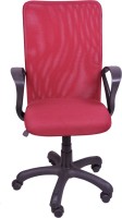 View Adiko Fabric Office Arm Chair(Red) Furniture (Adiko)