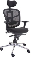 View Mavi Fabric Office Arm Chair(Black) Price Online(Mavi)