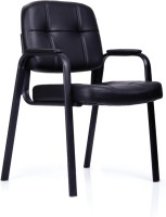 View Durian ANJIS/32002 Leatherette Office Visitor Chair(Black) Price Online(Durian)