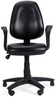 View Adiko Leatherette Office Arm Chair(Black) Furniture (Adiko)