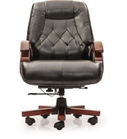 Durian Senator Leatherette Office Arm Chair(Black) (Durian)  Buy Online