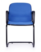 Durian Decent/CN Fabric Office Arm Chair(Blue) (Durian)  Buy Online