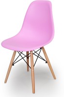 View Alex Daisy Nordic Leatherette Study Arm Chair(Pink) Price Online(Alex Daisy)