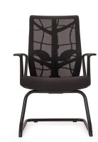 View Durian Nature/VC Fabric Office Arm Chair(Black) Price Online(Durian)