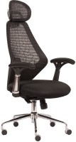 Parin Fabric Office Arm Chair(Black)   Computer Storage  (Parin)