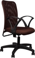 View Hetal Enterprises Fabric Office Arm Chair(Brown) Price Online(Hetal Enterprises)