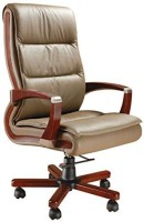 Mavi Leatherette Office Arm Chair(Gold) (Mavi)  Buy Online