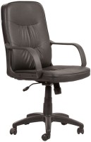 View Parin Leatherette Office Arm Chair(Black) Price Online(Parin)