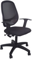Hetal Enterprises Fabric Office Arm Chair(Black) (Hetal Enterprises) Maharashtra Buy Online