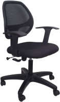Hetal Enterprises Fabric Office Arm Chair(Black) (Hetal Enterprises) Maharashtra Buy Online