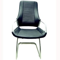 Mavi Leatherette Office Arm Chair(Black)   Computer Storage  (Mavi)