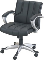 View Adiko Leatherette Office Arm Chair(Black) Furniture (Adiko)