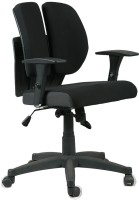 Parin Fabric Office Arm Chair(Black) (Parin) Karnataka Buy Online