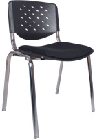 View VJ Interior Leatherette Office Arm Chair(Black) Furniture (VJ Interior)