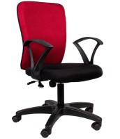View Hetal Enterprises Fabric Office Arm Chair(Maroon) Price Online(Hetal Enterprises)