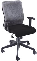 Mavi Fabric Office Arm Chair(Black, Grey) (Mavi) Maharashtra Buy Online