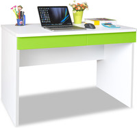 Alex Daisy Universal Engineered Wood Study Table(Free Standing, Finish Color - Green & White) RS.14950.00