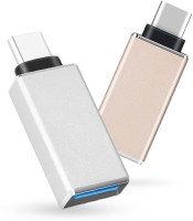 Techvik USB Type C, USB OTG Adapter(Pack of 2)   Laptop Accessories  (Techvik)