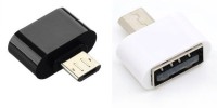 View Techvik Micro USB OTG Adapter(Pack of 2) Laptop Accessories Price Online(Techvik)