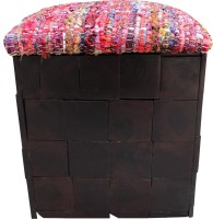 View InLiving Solid Wood Pouf(Finish Color - Dublin) Furniture (InLiving)