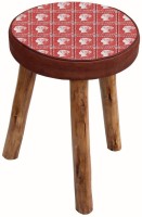 View The Attic Italia Living & Bedroom Stool(Red) Furniture (The Attic)