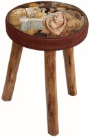 The Attic Italia Living & Bedroom Stool(Brown)   Furniture  (The Attic)