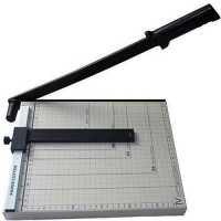 NAMIBIND Cutter Plastic Grip Hand-held Paper Cutter(Set Of 1, Shady White, Black)