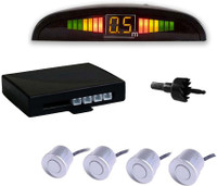 AUTO PEARL PS2W54 Premium Quality Car White Parking Reverse Sensors For - Toyota Etios Cross - Set of 4Pcs Parking Sensor(Electromagnetic Systems)