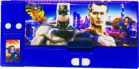 Priyankish Smart Kidz Batman V/S Superman Art Plastic Pencil Box(Set of 1, Multicolor)
