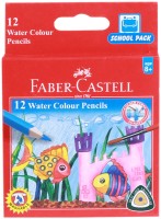 Faber-Castell School Water Colour Pencils Pencil(Set of 12, Multicolor)