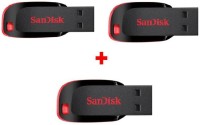 SanDisk Cruzer Blade 8 GB Pen Drive(Black)   Laptop Accessories  (SanDisk)