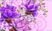 Printland Credit Card Pink Flowers 8 GB Pen Drive(Multicolor)   Laptop Accessories  (Printland)