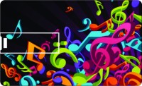 Printland Credit Card Waves of Music 8 GB Pen Drive(Multicolor)   Laptop Accessories  (Printland)